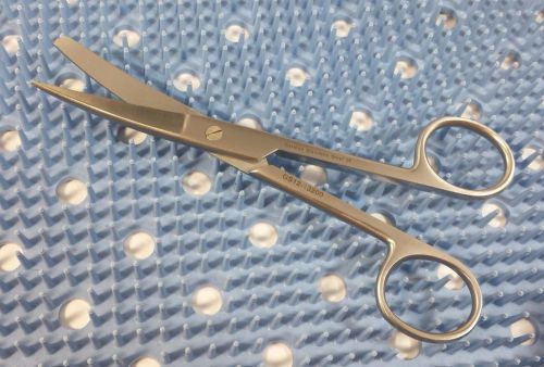 Sharp Blunt Scissors 5.5&#034; Curved GERMAN STAINLESS CE Dissecting Surgical