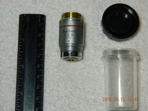 Reichert 4/0.10 Plan Achro, Microscope Lens System