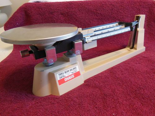 Triple Beam Balance-OHAUS-2610g/5 lbs 2 oz-700/800 Series-Removeable Counterwt