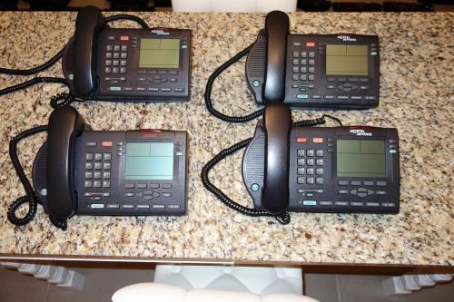 Lot of 4 nortel meridian m3904 ntmn34ga70 business office multi line phone for sale