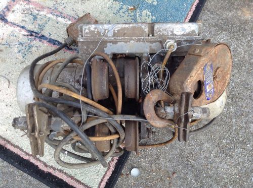 Vintage Square D Company Electric Hoist 1000 Lb Came Out Of Fulton Bag In Atl Ga