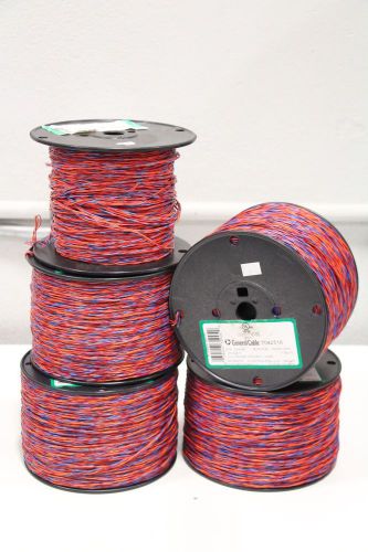 Lot of (4 new) general cable 7042518 2pr 24awg cross connect wire 1150&#039; for sale