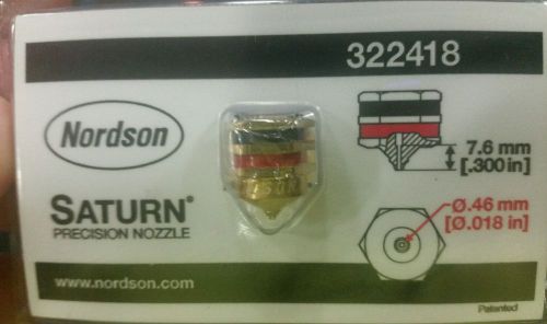 Lot of 6 Nordson Hot Glue Saturn Precision Nozzle 322418