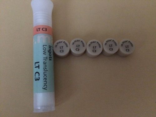 Ivoclar Vivadent e.Max Press LT C3 Low Translucency QTY 5 Ingots