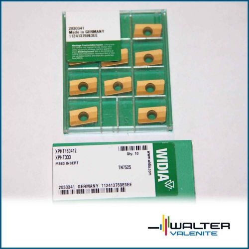 XPHT 333 160412 TN7525 VALENITE *** 10 INSERTS *** FACTORY PACK ***