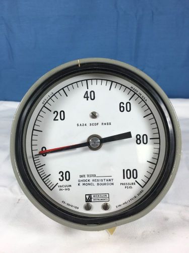 Weksler 4.5&#034; 30-0-100 mil-spec gauge for sale
