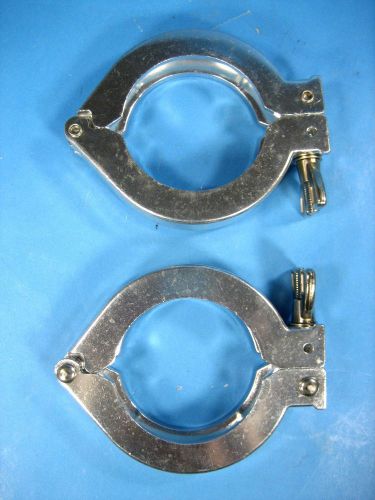 KF50 Wing Nut Vacuum Clamp Aluminum  Lot of 2