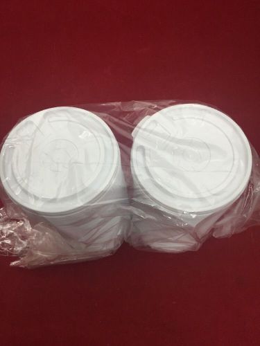 NEW BOX OF 1000 WINCUP Disposable Lids White w/Tear Tabs 10LT