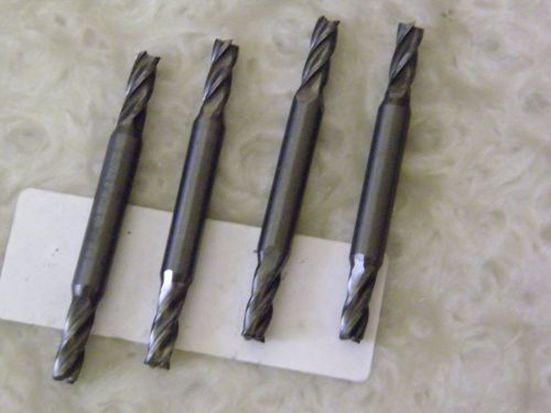 LOT OF4-PCS ,LSI/DIXIE -SOLID CARBIDE DOUBLE - END MILLS- 5.00MM