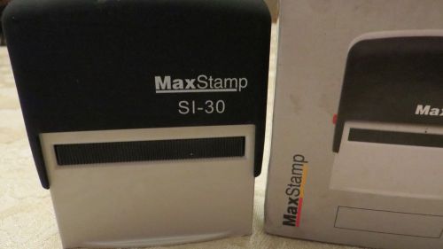 Black Self Inking Stamp Max Stamp SI-30 30