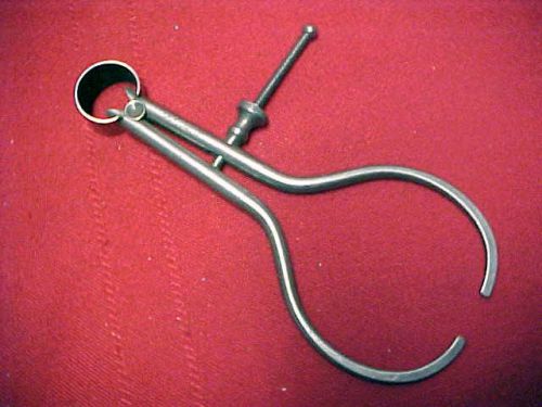 VINTAGE YANKEE OUTSIDE CALIPER WITH SPRING NUT MADE BY THE L. S. STARRETT CO.