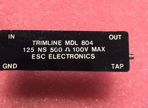 ESC Electronics Trimline MDL-804 125nS 500 Ohms Delay Line- NOS