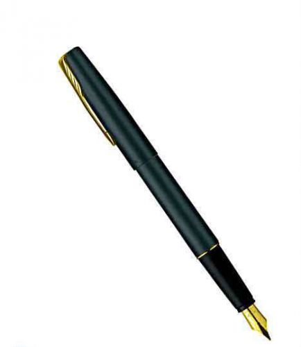 Parker Frontier Matte Black GT (Gold Nib)  Fountain Pen (Black)  FREE SHIPING