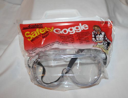 Clear Safety Goggles Vented Adjustable Strap Soft Flexible Weedeating Yard Work