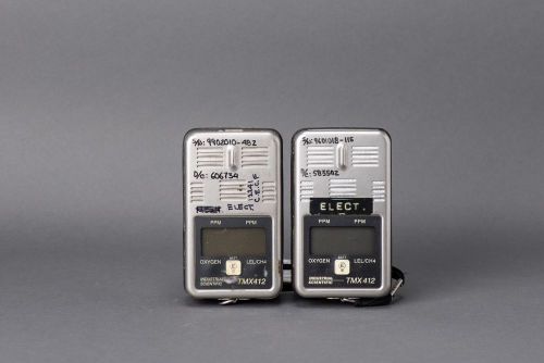 Industrial Scientific TMX412 Gas Oxygen Monitor Detector - Lot of 2