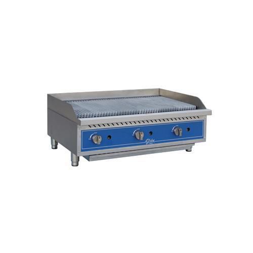 New globe gcb36g-rk gas charbroiler for sale