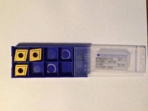 Sumitomo CNMG643EMX-AC820P EDP# 19RJANJ COATED CARBIDE INSERT (3) Unused
