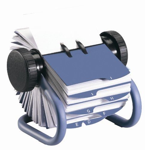 OfficeCentre Rolodex Blue Classic Rotary Card File