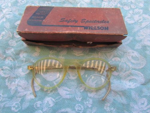 antique Willson Safety Spectacles Goggles eyeglasses steampunk eye protection
