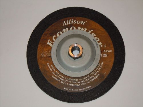 Allison Economiser 7&#034; Abrasive Grinding Disc, 9/16-10 thread mount 7&#034;d x 1/4&#034; th