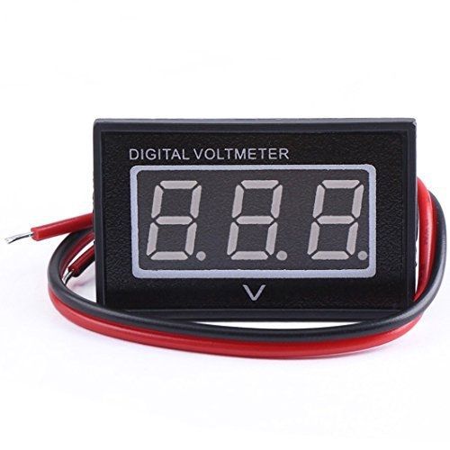 Geree 0.40&#039;&#039; bright red led digital voltmeter dc 3-30v waterproof voltage meter for sale