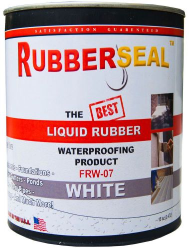 Rubberseal Liquid Rubber Waterproofing Roll On White 16oz - New