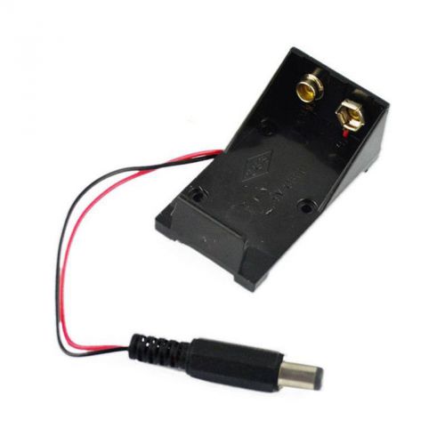 9v battery holder box case wire plug 5.5*2.1mm for arduino good quality for sale