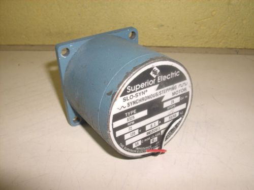 Superior Electric SS25 Stepping Motor 120V 0.1A 50/60Hz