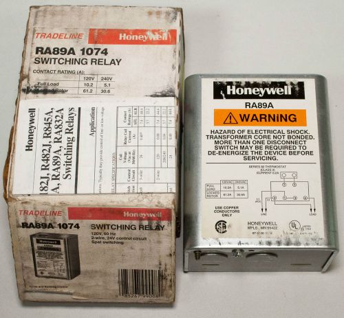 Honeywell ra89a1074 switching relay spst for sale
