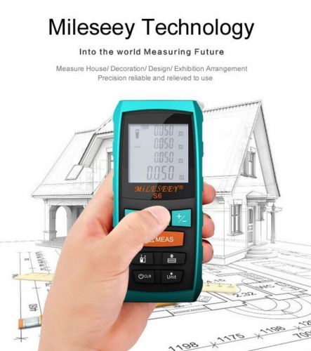 Mileseey Handheld Laser Distance Measure 40M Measuring Tool Laser Rangefinder