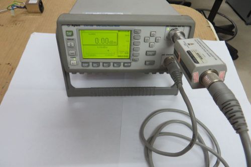 HP Agilent E4418B Power meter with E9301A sensor 10MHz-6GHz -60 to +20dbm