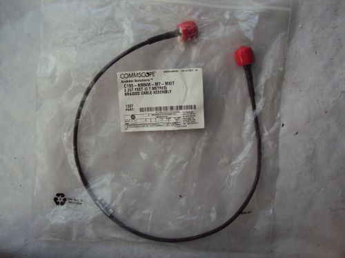 Commscope Andrew Solutions C-195-NMNM=M7-MKIT Braided Cable Assemply