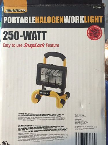 Workforce Portable Halogen Worklight UPC 805673010369