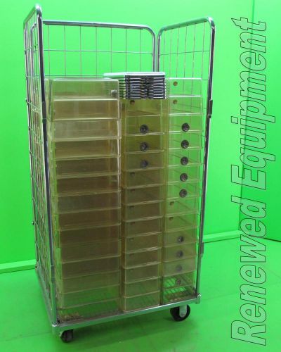 Lab Stainless Steel Wash Rack &amp; Autoclavable Polycarbonate Small Animal Cages