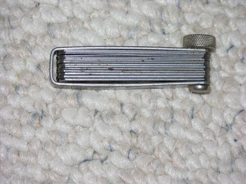 Vintage 14 blade astar precisior k made in usa feeler gauge standard and metric for sale