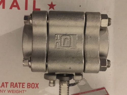 Jamesburry 1&#034; npt cf8m 316 stainless steel ball valve o2 cleaned new for sale
