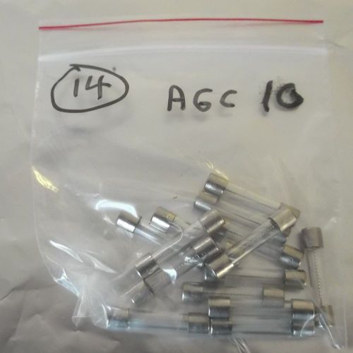 AGC-10 - QTY 14 - BUSSMAN  NEW BUSS