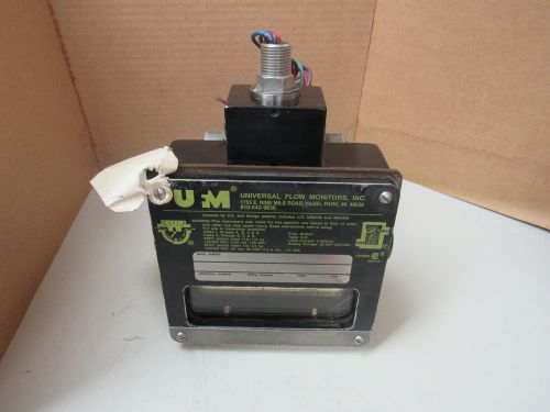 UFM UNIVERSAL FLOW MONITOR GPH 1-5 LL-ZZMZF5DGH-4L-3C1.14 B27618 1/2&#034;NPT