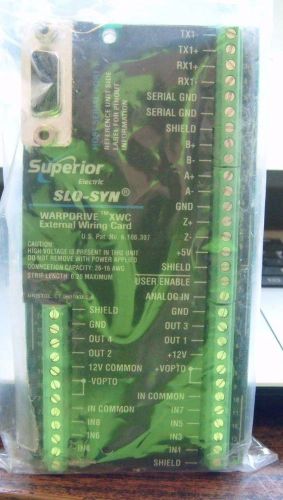 NEW SUPERIOR ELECTRIC SLO SYN WARPDRIVE EXTERNAL WIRING CARD 226435-001