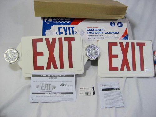 Lithonia lighting lhqm led r ho r0 m6 Exit Sign with Lights