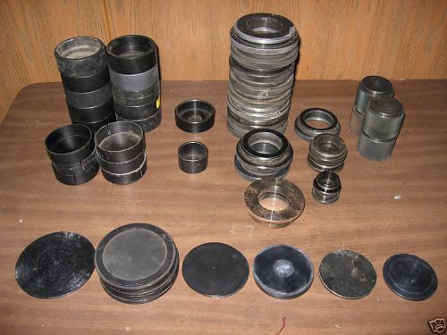 Various J&amp;L Optical Comparator Lens &amp; Alignment Discs.