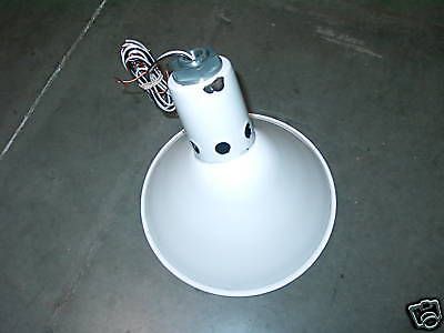 Agnle Reflector 10&#034; Industrial Lighting Fixture White