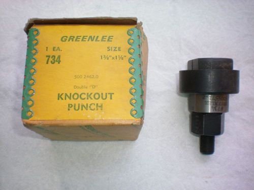 Greenlee  Double D Knockout Punch Unit, 1.3/8-Inch by 1/8-Inch