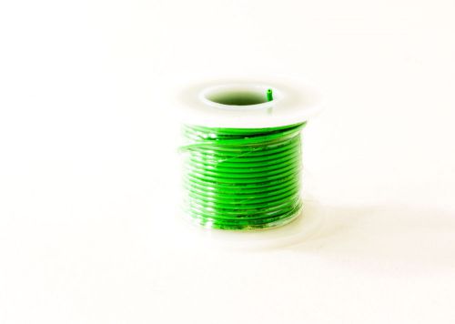 Hook up wire 22 gauge solid (25&#039; / green) for sale