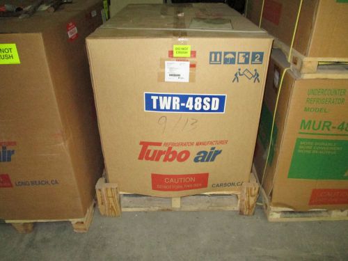 Turbo air twr-48sd super deluxe worktop refrigerator for sale