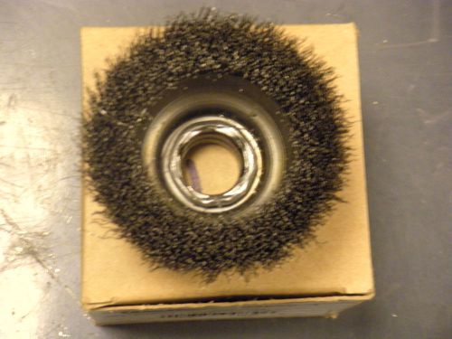 WEILER Wire Brush - 2&#034; Crimped Wire Cup Stainless Brush 5/8&#034; AH - NEW- PN: 94830