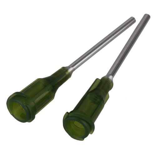 100pcs 1 inch 14ga blunt tip dispensing needles adhesive glue syringe use for sale
