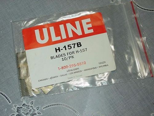 ULINE H-157B Blades for Tape Dispenser 2 Inch H-157, Ten in Package NEW!