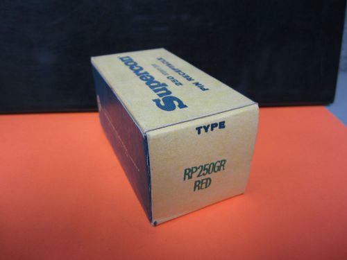 SUPERCON 250 ampere PIN RECEPTACLE RP250GR - Red, *eBay1989