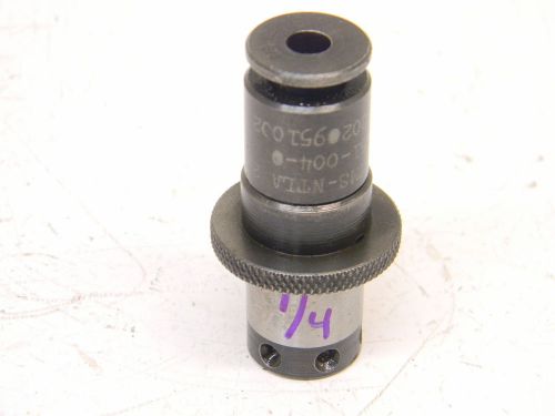 Used tapmatic #1 bilz tm smith style x 1/4&#034; ht hand tap collet 51-004-0 for sale